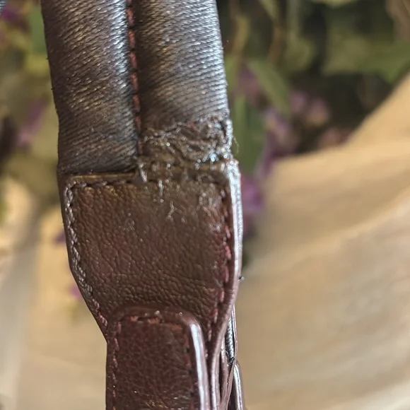 Chanel Paris Biarritz canvas tote chocolate bar brown - Picture 8 of 15